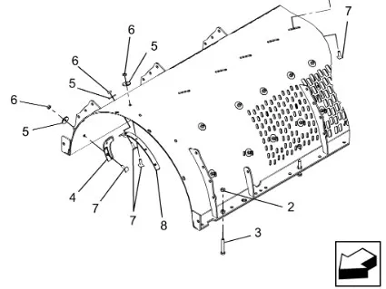 87717923 - пластина износа